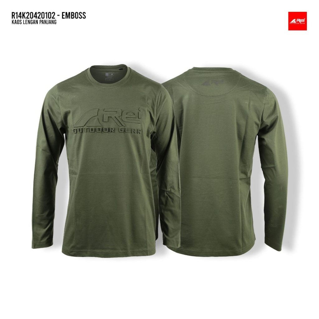 Kaos Lengan Panjang Pria Adv Emboss Arei Outdoorgear Arei Outdoor Gear