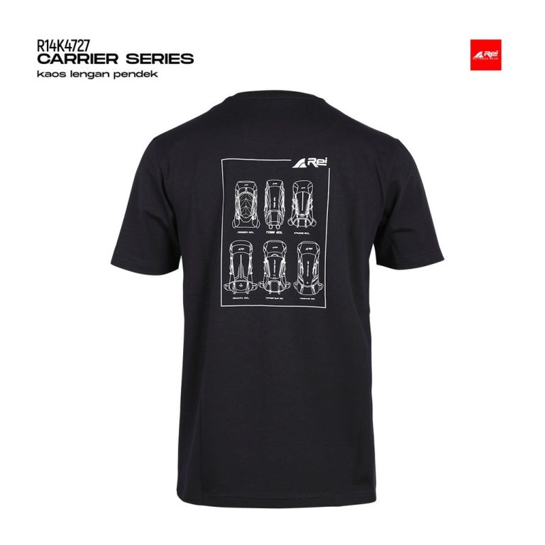 Kaos Pria Lengan Pendek Carrier Series Arei Outdoorgear - Image 4