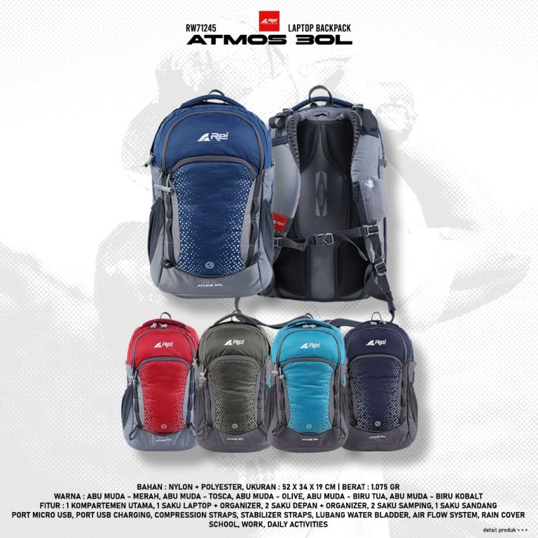 Tas Ransel Pria Atmos 30 Liter Arei Outdoorgear - Image 7