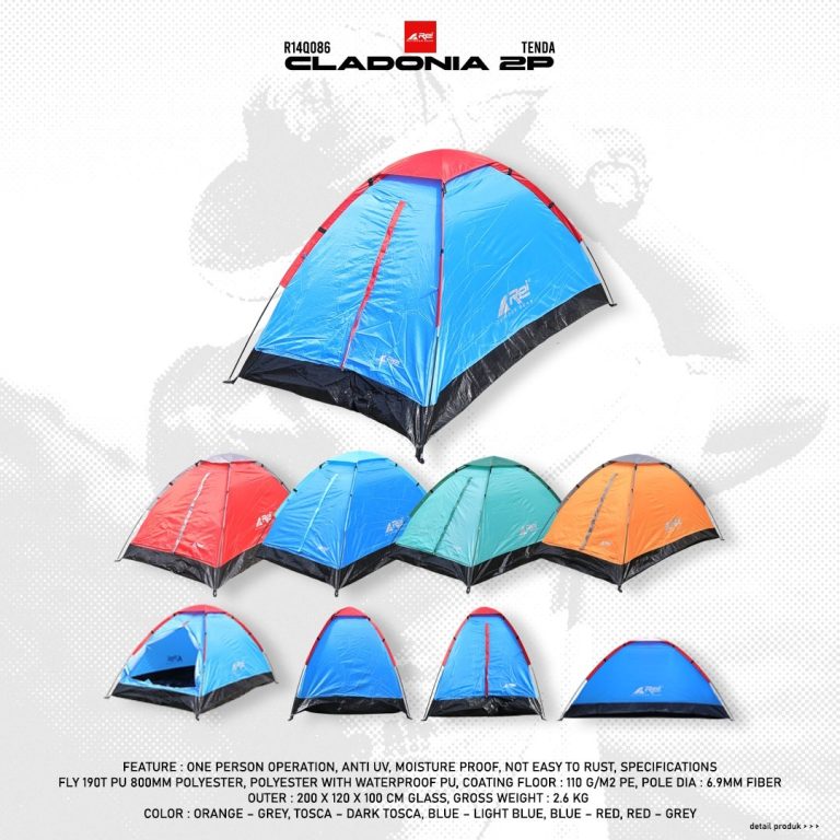 Tenda Camping Cladonia Kapasitas 2 orang Arei Outdoorggear - Image 12