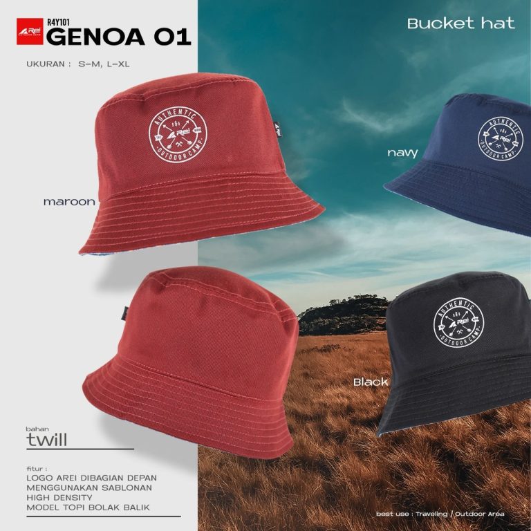 Topi Genoa 01 Bucket Arei Outdoorgear - Image 8