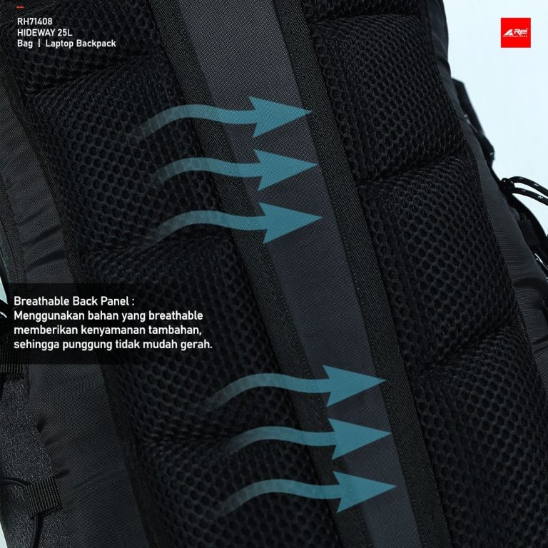 Tas Ransel Pria Urban Adventure Hideway 25 Liter Arei Outdoorgear - Image 7