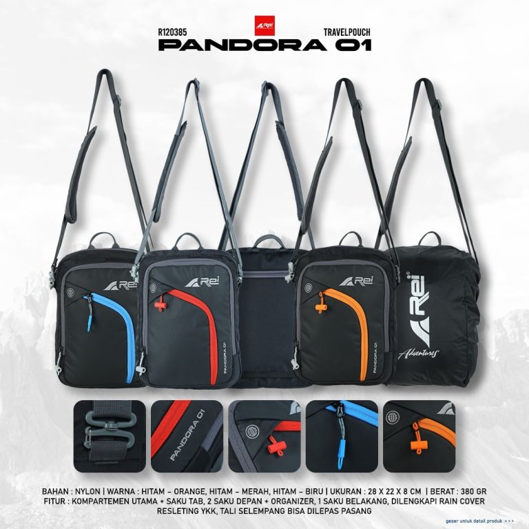 Travel Pouch / Tas Selempang Pandora 01 Arei Outdoorgear - Image 11
