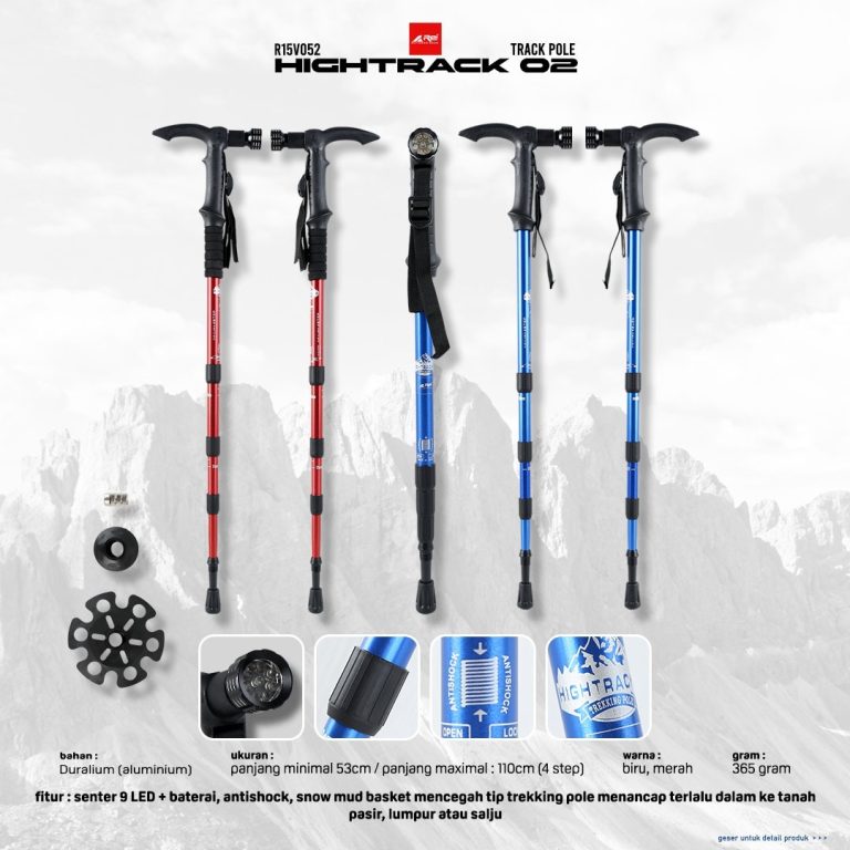 Trekking Pole/Tongkat Hiking Hightrack 02 Arei Outdoogear - Image 8