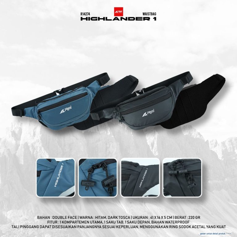 Tas Pinggang Pria Highlander 1 Arei Outdoorgear - Image 9