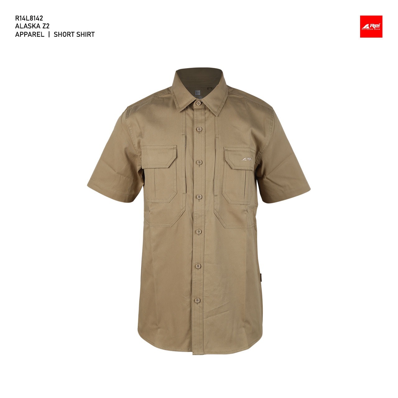 Kemeja Lengan Pendek Pria Alaska Z2 Arei Outdoorgear