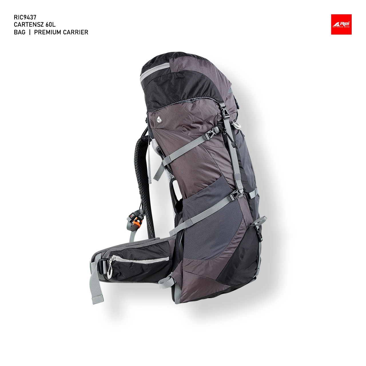 Tas Gunung / Carrier Premium Cartenz 60 Liter Arei Outdoorgear - Image 6