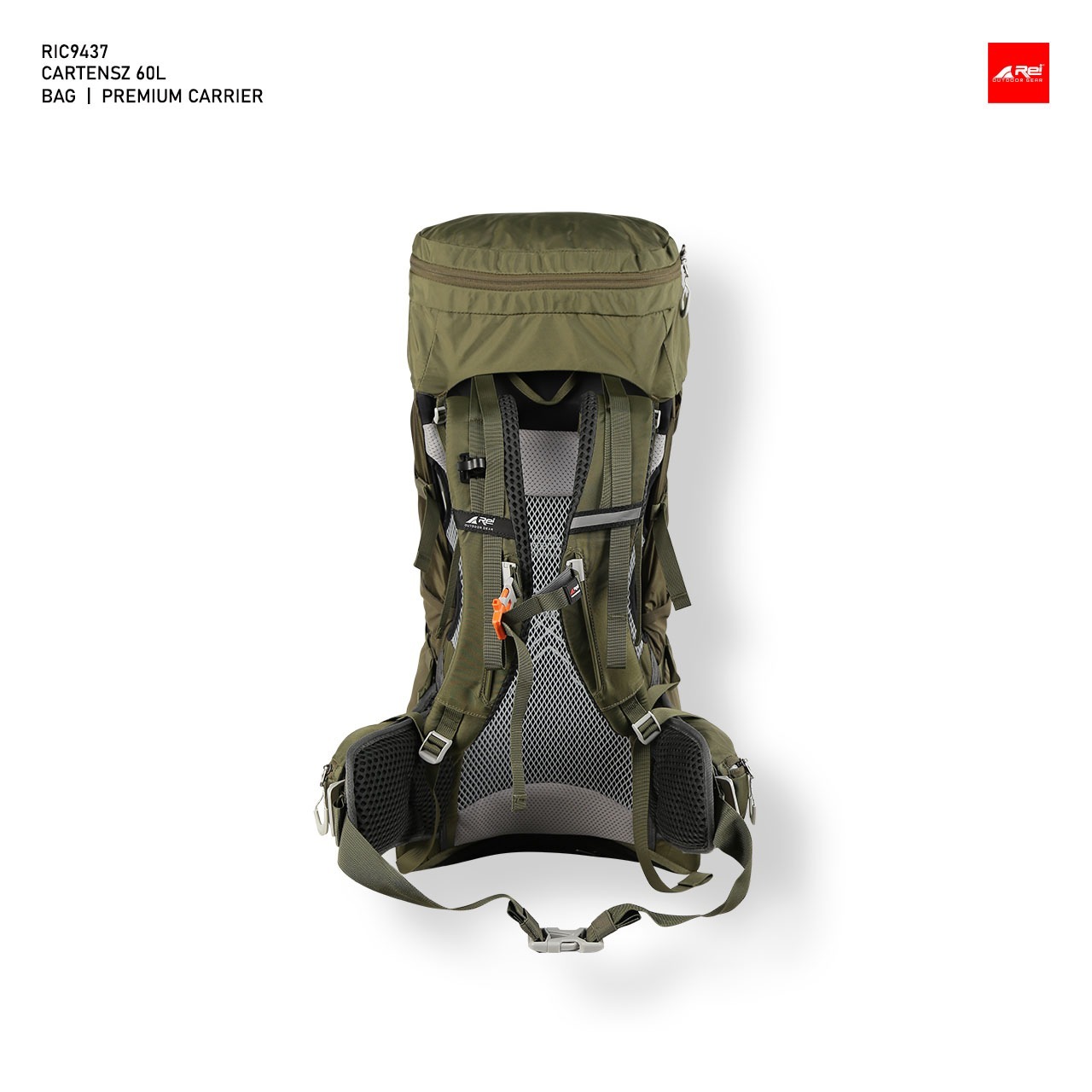 Tas Gunung / Carrier Premium Cartenz 60 Liter Arei Outdoorgear - Image 4