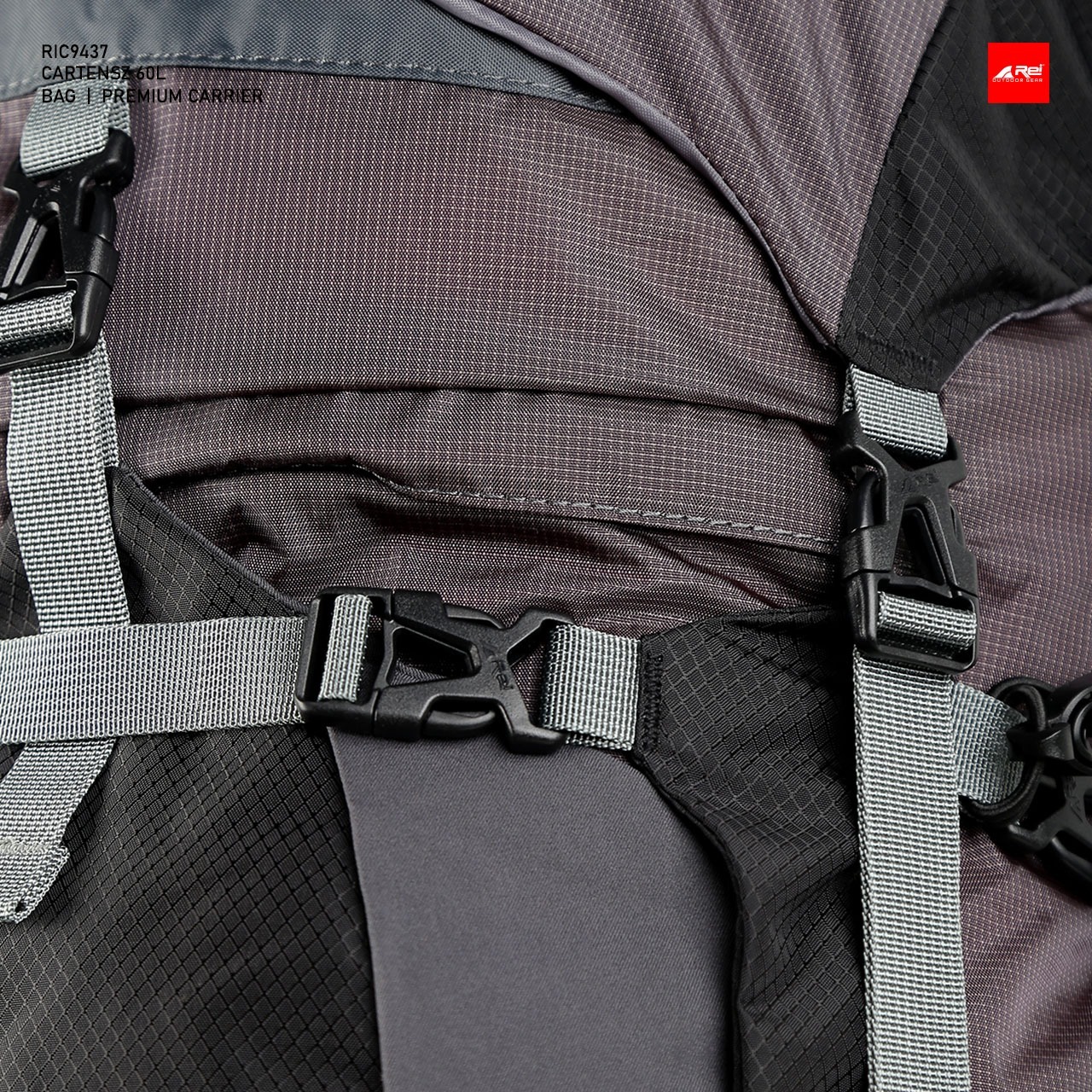 Tas Gunung / Carrier Premium Cartenz 60 Liter Arei Outdoorgear - Image 24
