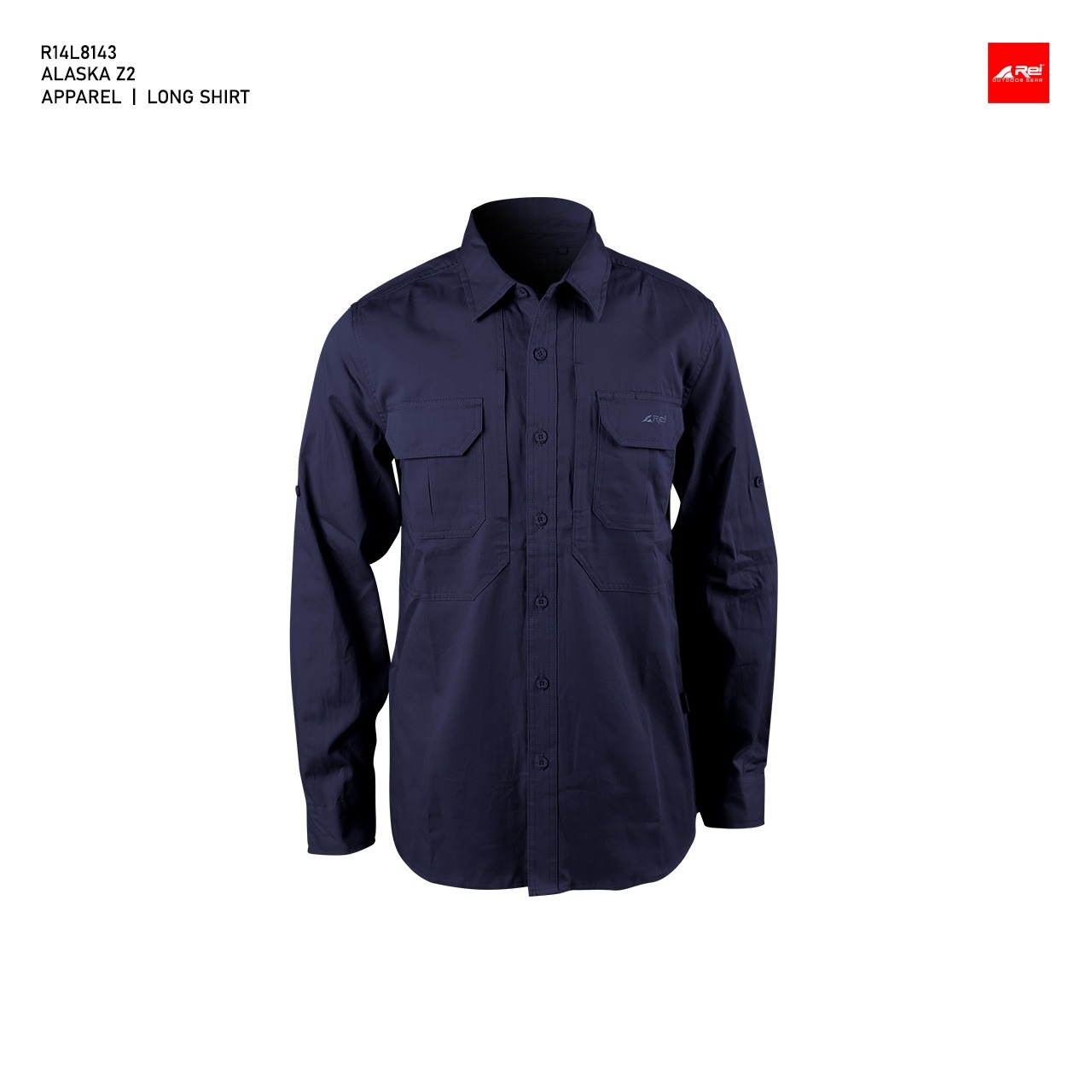 Kemeja Lengan Panjang Pria Alaska Z2 Arei Outdoorgear