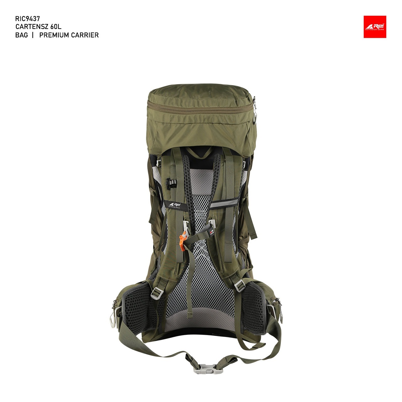 Alternative view of Tas Gunung / Carrier Premium Cartenz 60 Liter Arei Outdoorgear