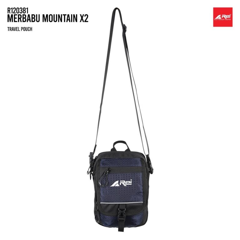 Travel Pouch / Tas Selempang Merbabu Mountain X2 Arei Outdoorgear - Image 3
