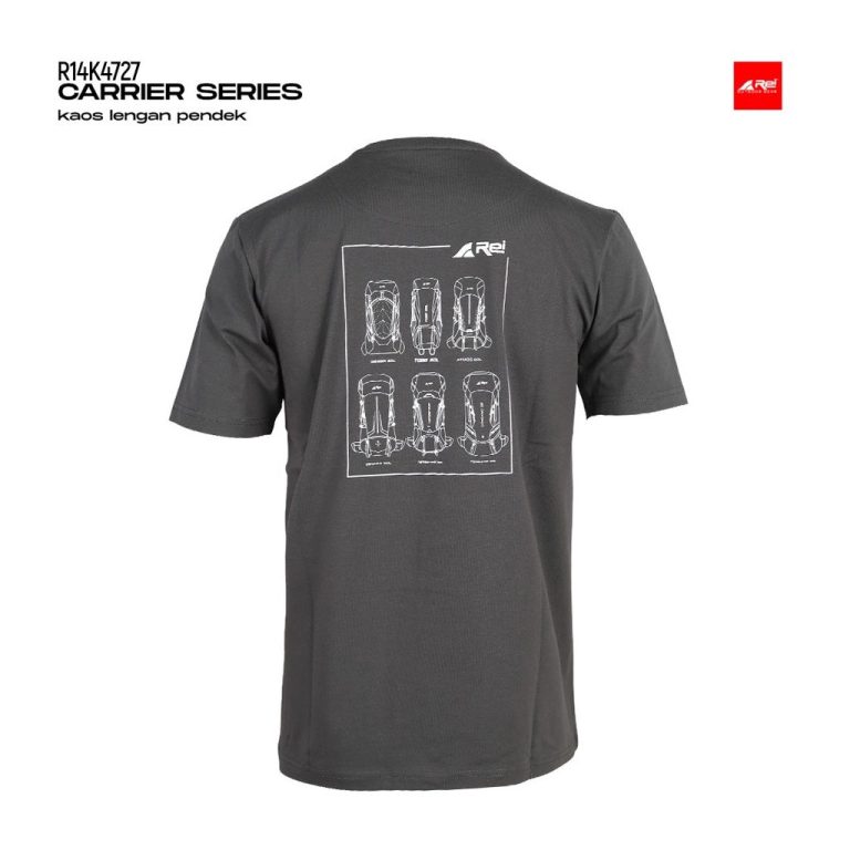 Kaos Pria Lengan Pendek Carrier Series Arei Outdoorgear - Image 8