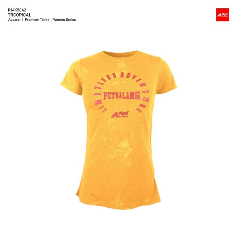 Kaos Pendek Wanita Premium Tropical Arei Outdoorgear - Image 4