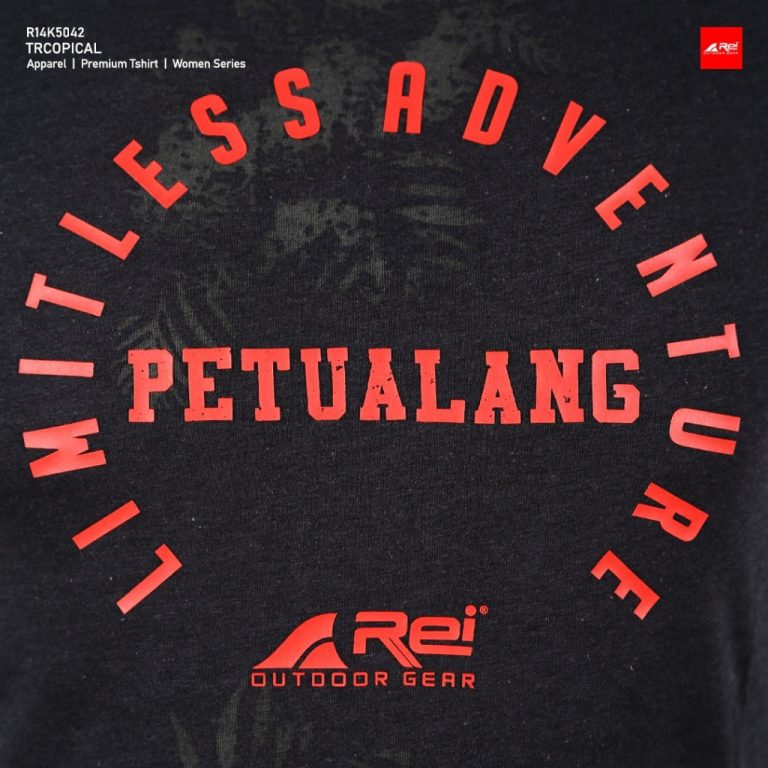 Kaos Pendek Wanita Premium Tropical Arei Outdoorgear - Image 5