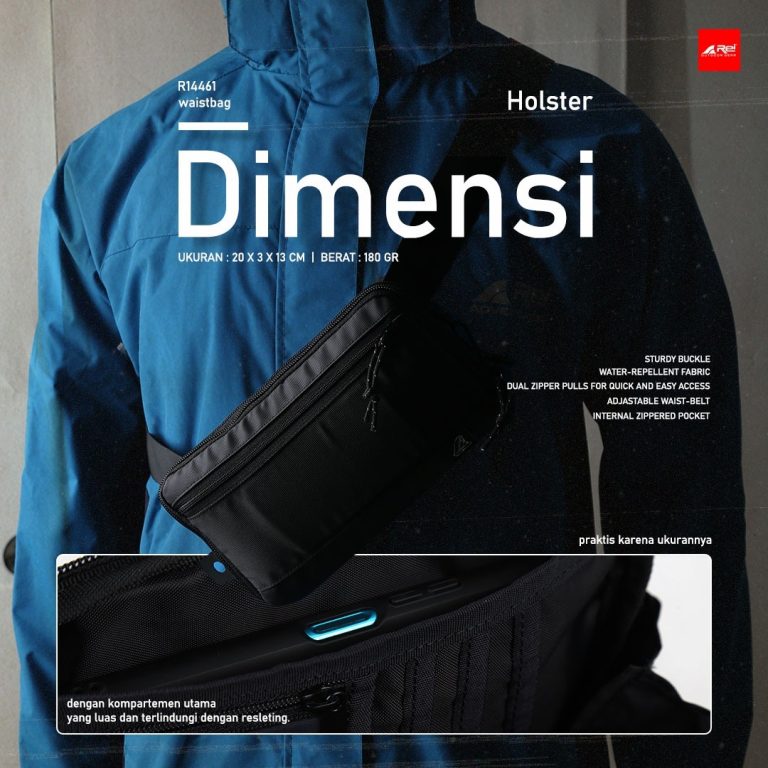Tas Pinggang Pria Holster Arei Outdoorgear - Image 10