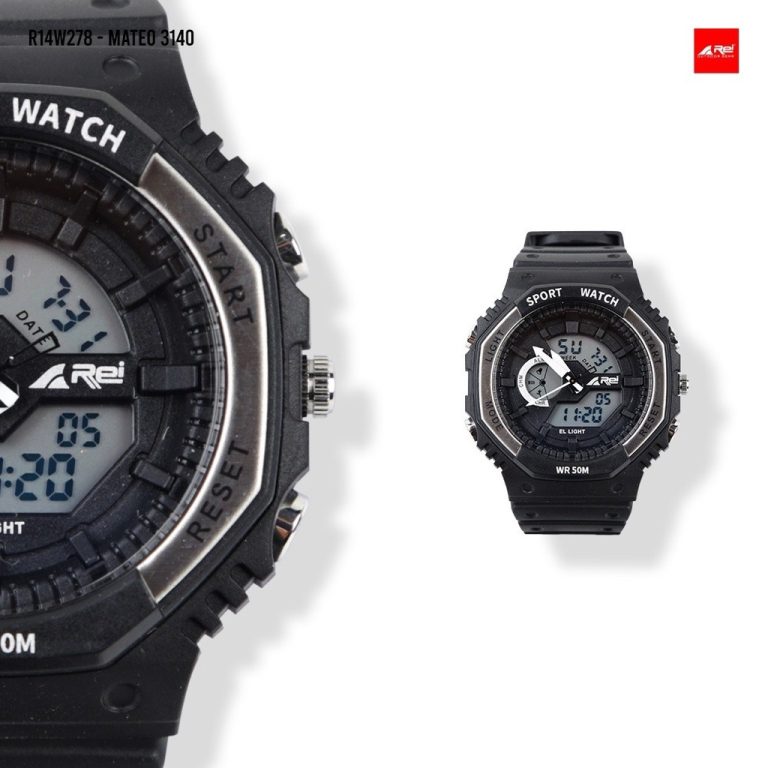 Jam Tangan Digital dan Analog Pria Mateo Arei Outdoorgear - Image 4