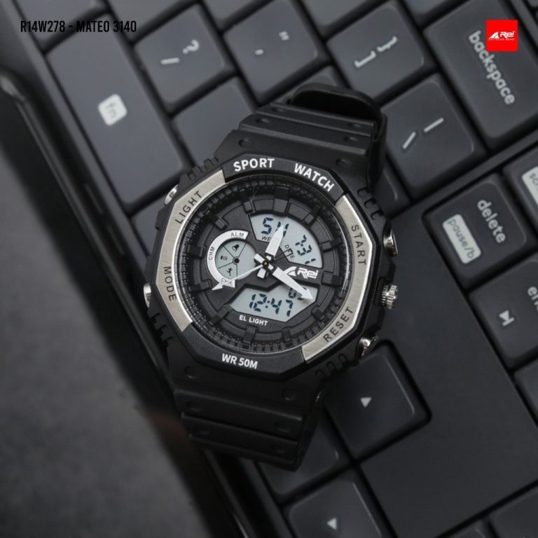 Jam Tangan Digital dan Analog Pria Mateo Arei Outdoorgear - Image 5