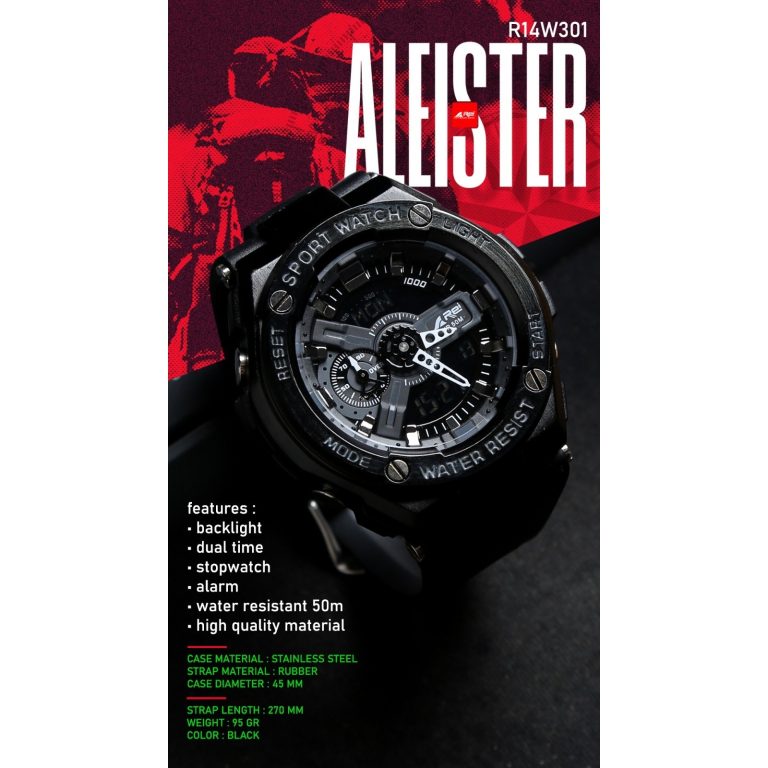 Jam Tangan Pria Digital Aleister Arei Outdorgear - Image 9