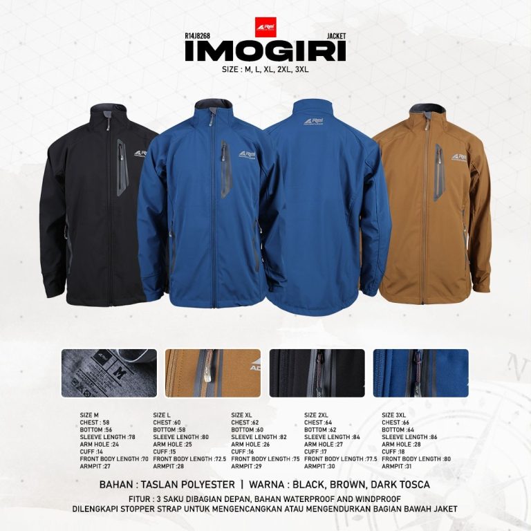 Jaket Gunung Pria Imogiri Arei Outdoorgear - Image 18