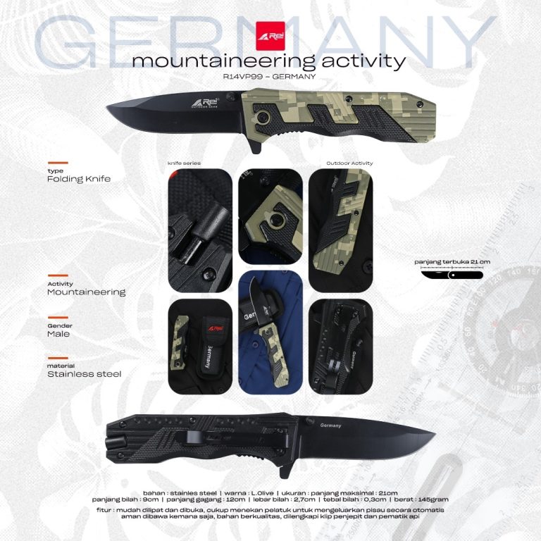 Pisau Germany Knife Arei Outdoorgear - Image 13