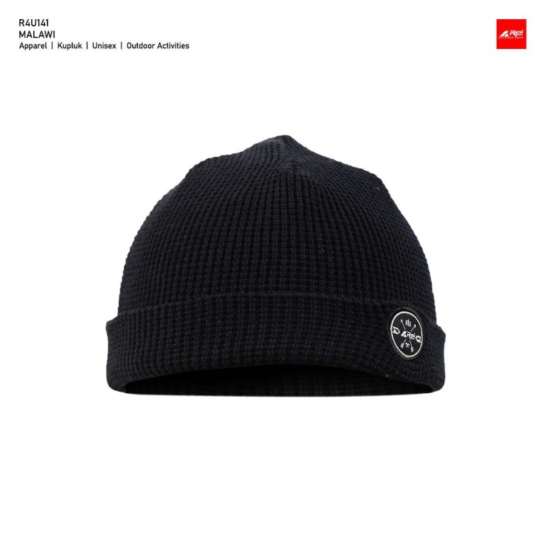 Topi Kupluk Malawi Hitam Arei Outdoorgear - Image 3