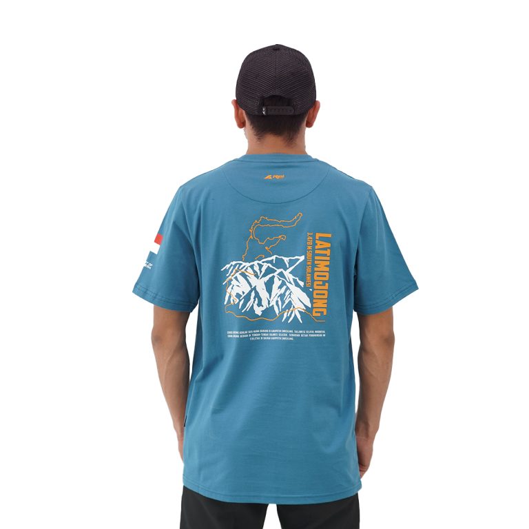 Kaos Pria Lengan Pendek Latimojong Tosca Tua Arei Outdoorgear - Image 7