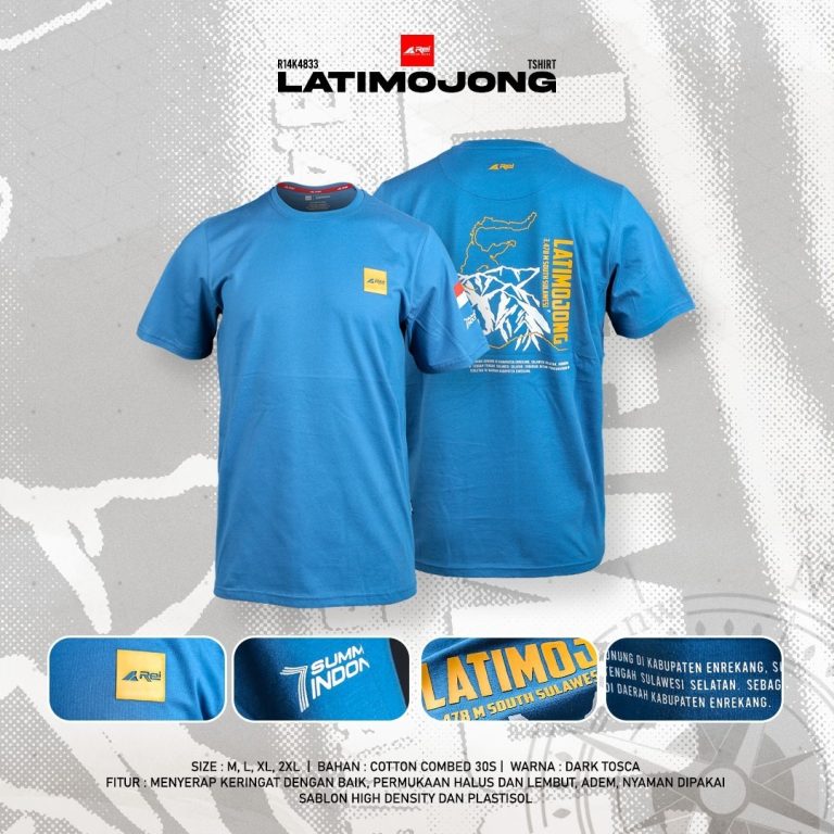 Kaos Pria Lengan Pendek Latimojong Tosca Tua Arei Outdoorgear - Image 15