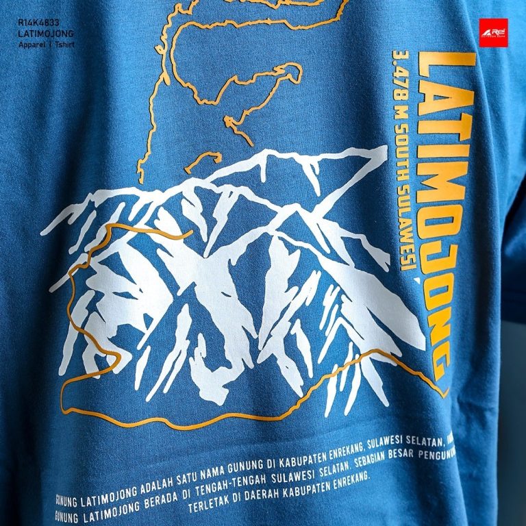 Kaos Pria Lengan Pendek Latimojong Tosca Tua Arei Outdoorgear - Image 11
