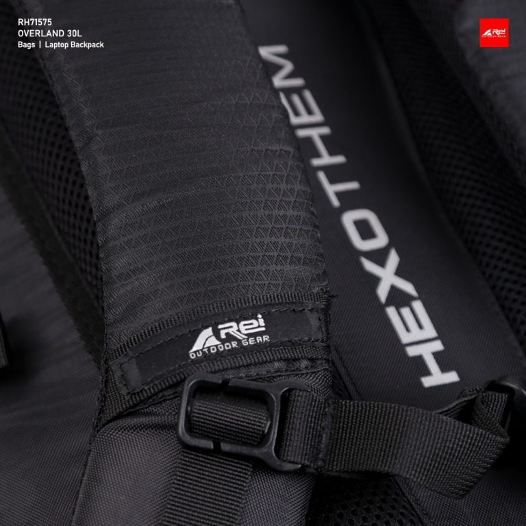 Tas Ransel Hitam Pria Overland 30 Liter Daypack Arei Outdoorgear - Image 3