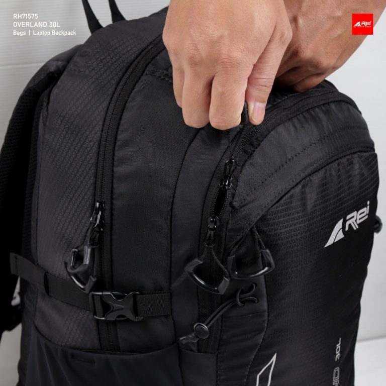 Tas Ransel Hitam Pria Overland 30 Liter Daypack Arei Outdoorgear - Image 6