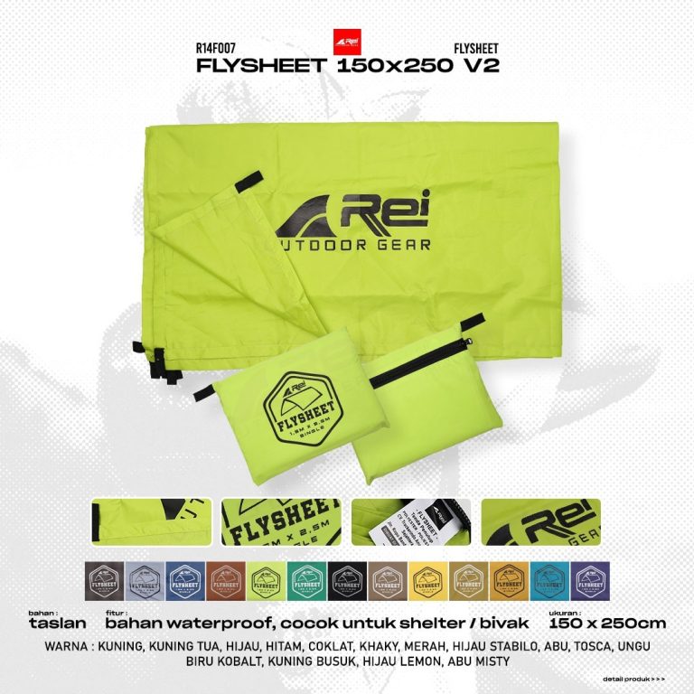 Fly Sheet Cover Tenda 150 x 250 V2 Arei Outdoorgear - Image 10
