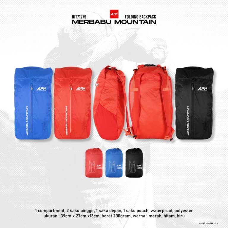 Tas Ransel Lipat Merbabu Mountain Arei Outdoorgear - Image 8