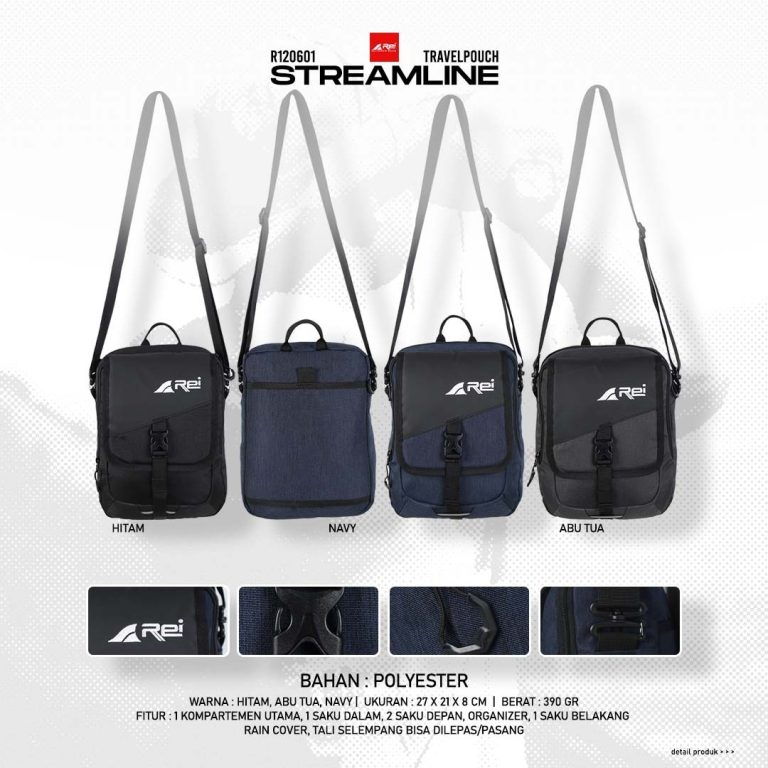 Travel Pouch / Tas Selempang Streamline Arei Outdoorgear - Image 15