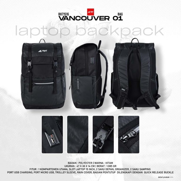 Tas Ransel Vancouver 0.1 Backpack Arei Outdoorgear - Image 7