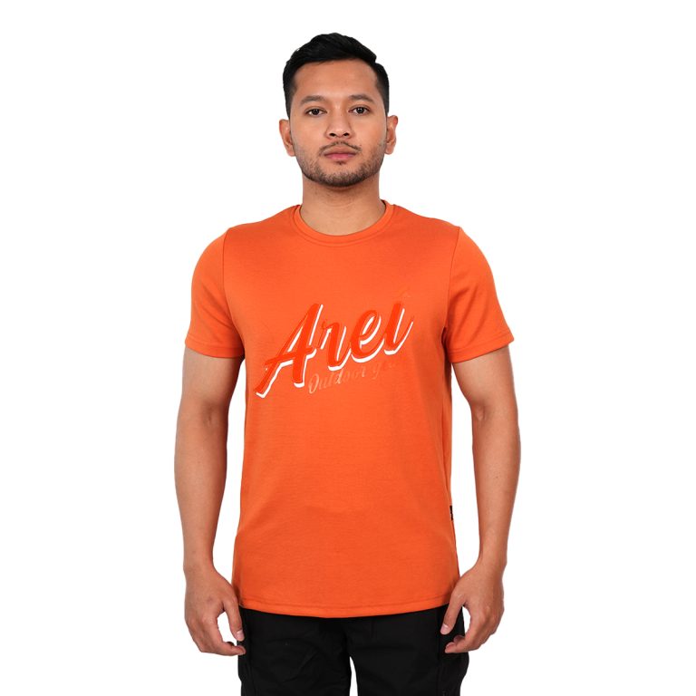 Kaos Pria Lengan Pendek Savana Orange Arei Outdoorgear - Image 5