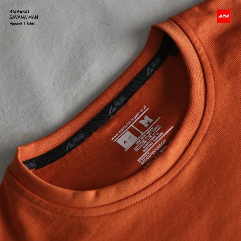 Kaos Pria Lengan Pendek Savana Orange Arei Outdoorgear - Image 11