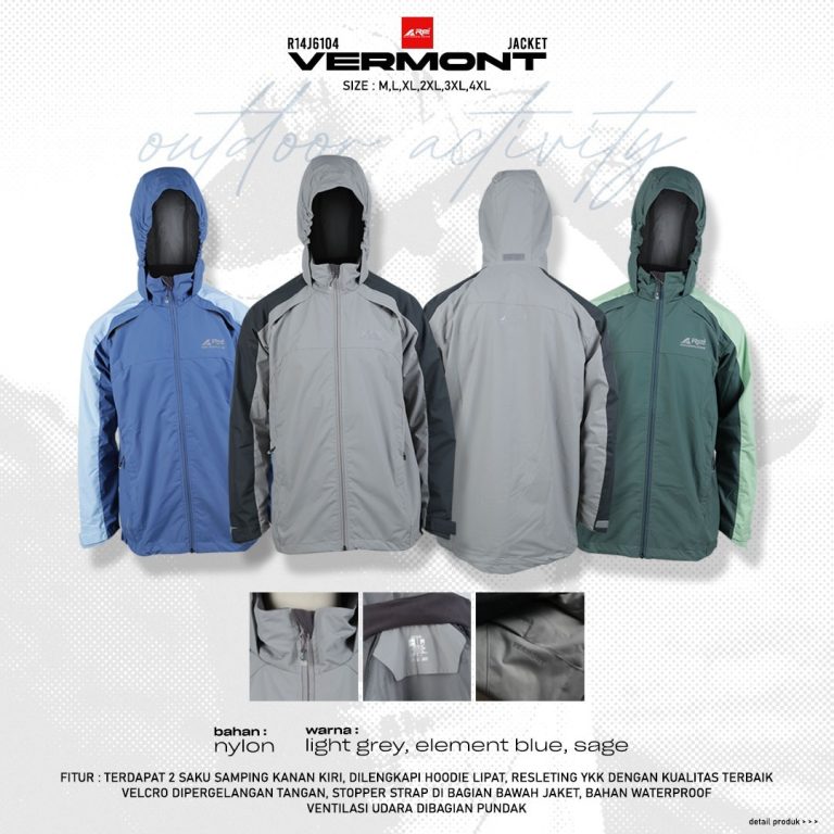 Jaket Gunung Pria Vermont Arei Outdoorgear - Image 21