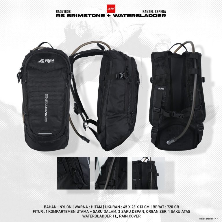 Tas atau Ransel Sepeda Brimstone + Waterbladder Arei Outdoorgear - Image 13
