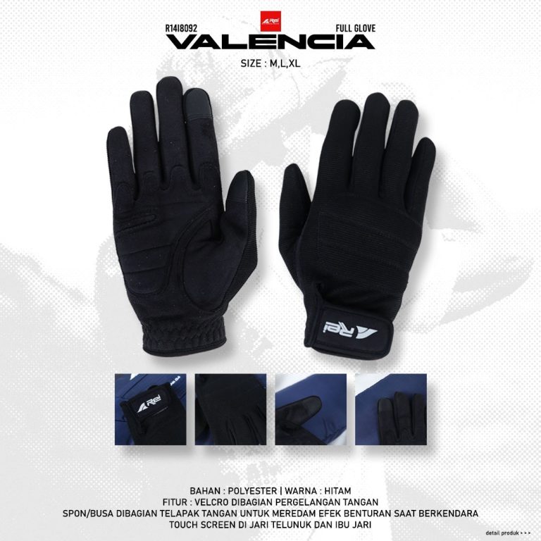 Sarung Tangan Valencia Full Glove Arei Outdoorgear - Image 10