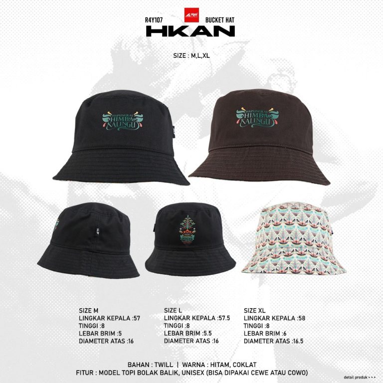 Topi Spesial HKAN Bucket Arei Outdoorgear - Image 7