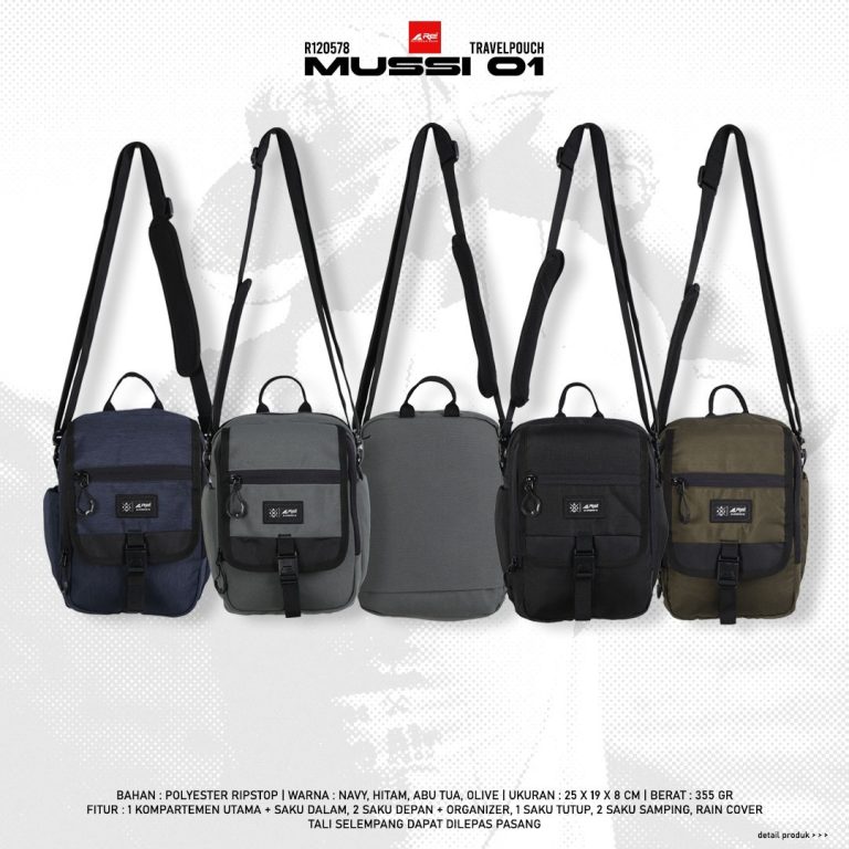 Travel Pouch / Tas Selempang Mussi 01 Arei Outdoorgear - Image 16
