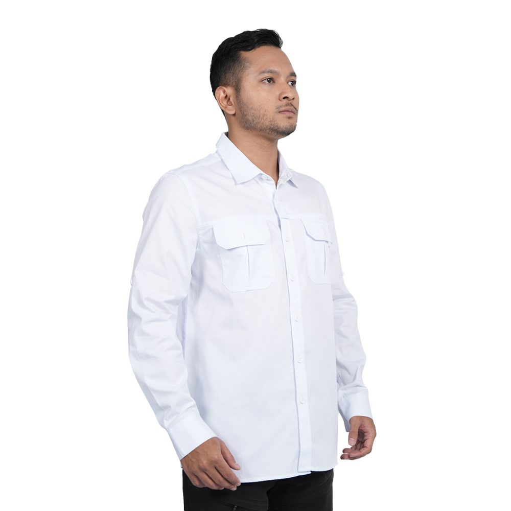 Kemeja Putih Panjang Pria Overland 01 Arei Outdoorgear - Image 6