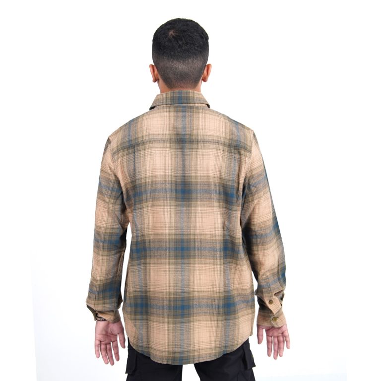 Kemeja Pria Panjang Flanel Kalahari Coklat Arei Outdoorgear - Image 8