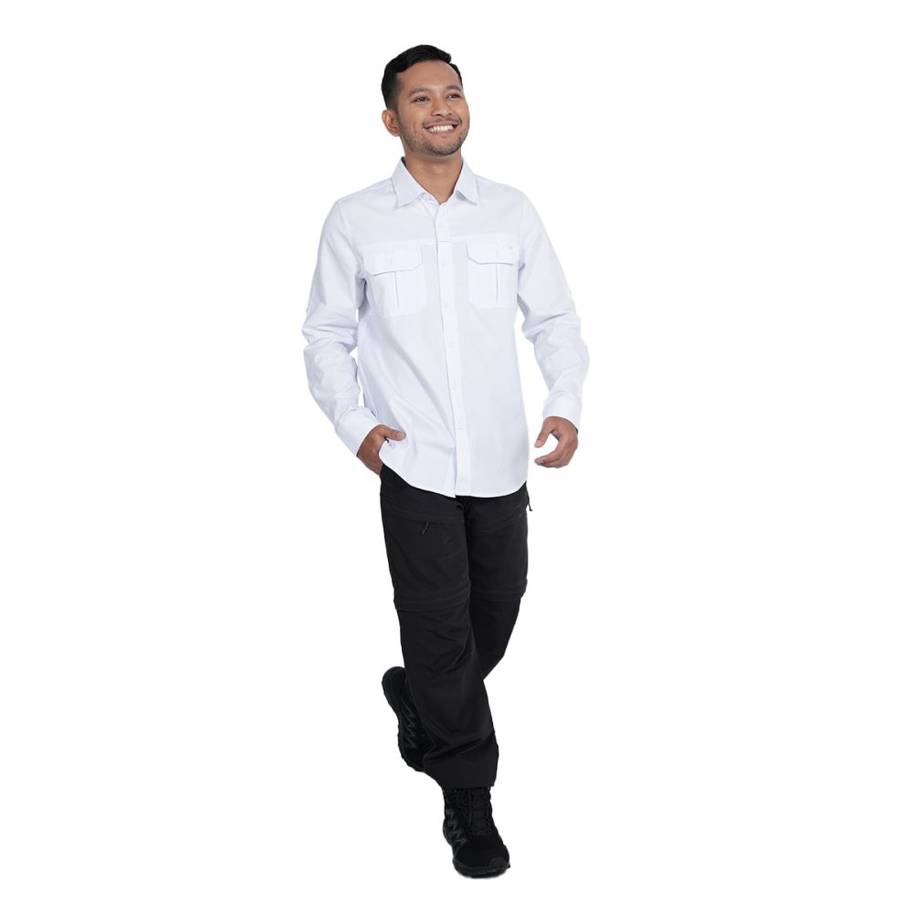 Kemeja Putih Panjang Pria Overland 01 Arei Outdoorgear - Image 9