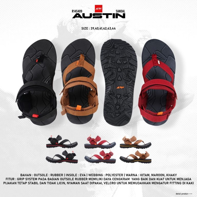 Sandal Pria Jepit Palang Austin Arei Outdoorgear - Image 14