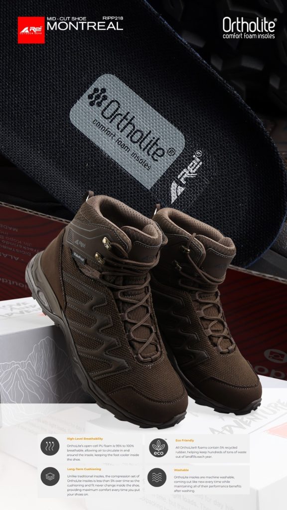 Sepatu Gunung Pria Montreal Arei Outdoorgear - Image 11