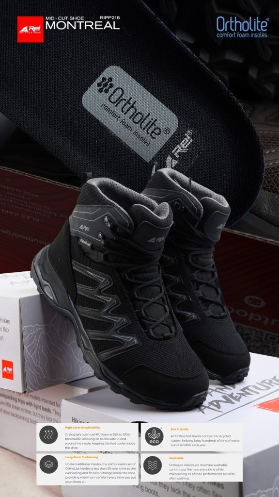 Sepatu Gunung Pria Montreal Arei Outdoorgear - Image 10