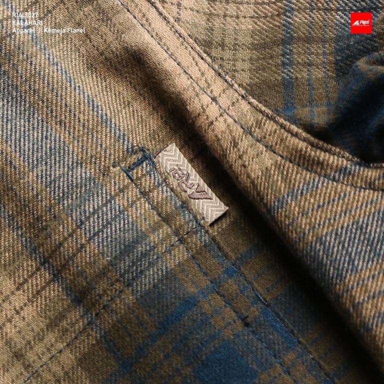 Kemeja Pria Panjang Flanel Kalahari Coklat Arei Outdoorgear - Image 11
