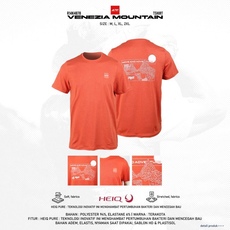 Kaos Pria Lengan Pendek Venezia Mountain Arei Outdoorgear - Image 12